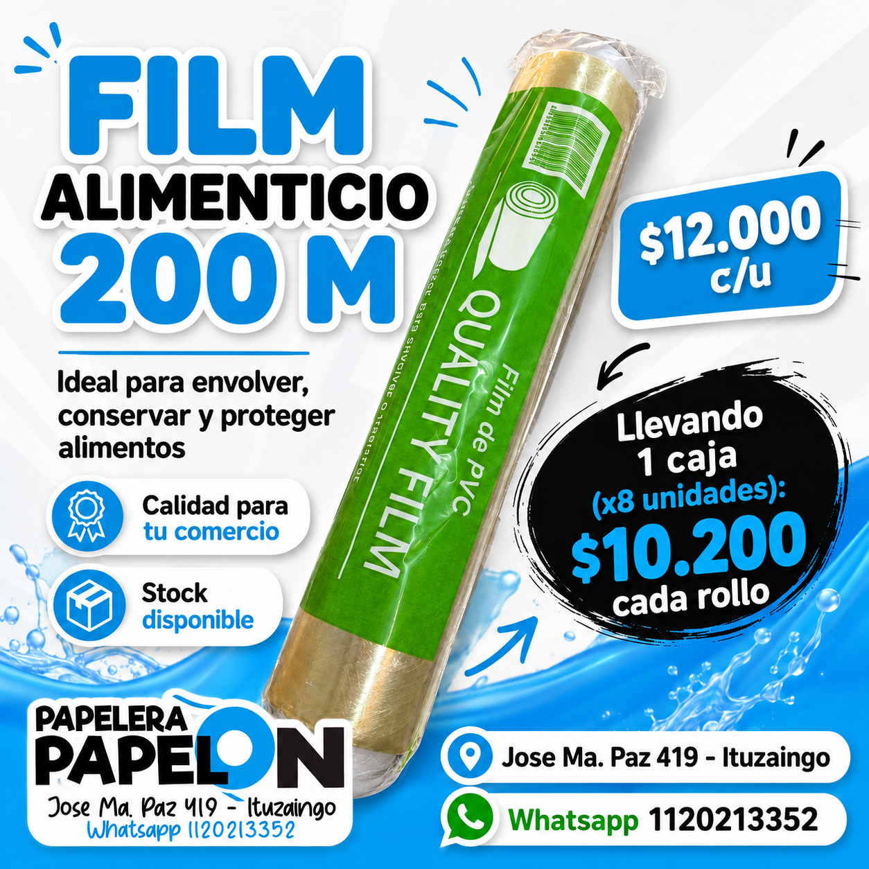 Film y aluminio gastronómicos